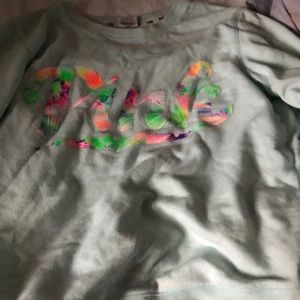 A Victoria secret pink sweatshirt